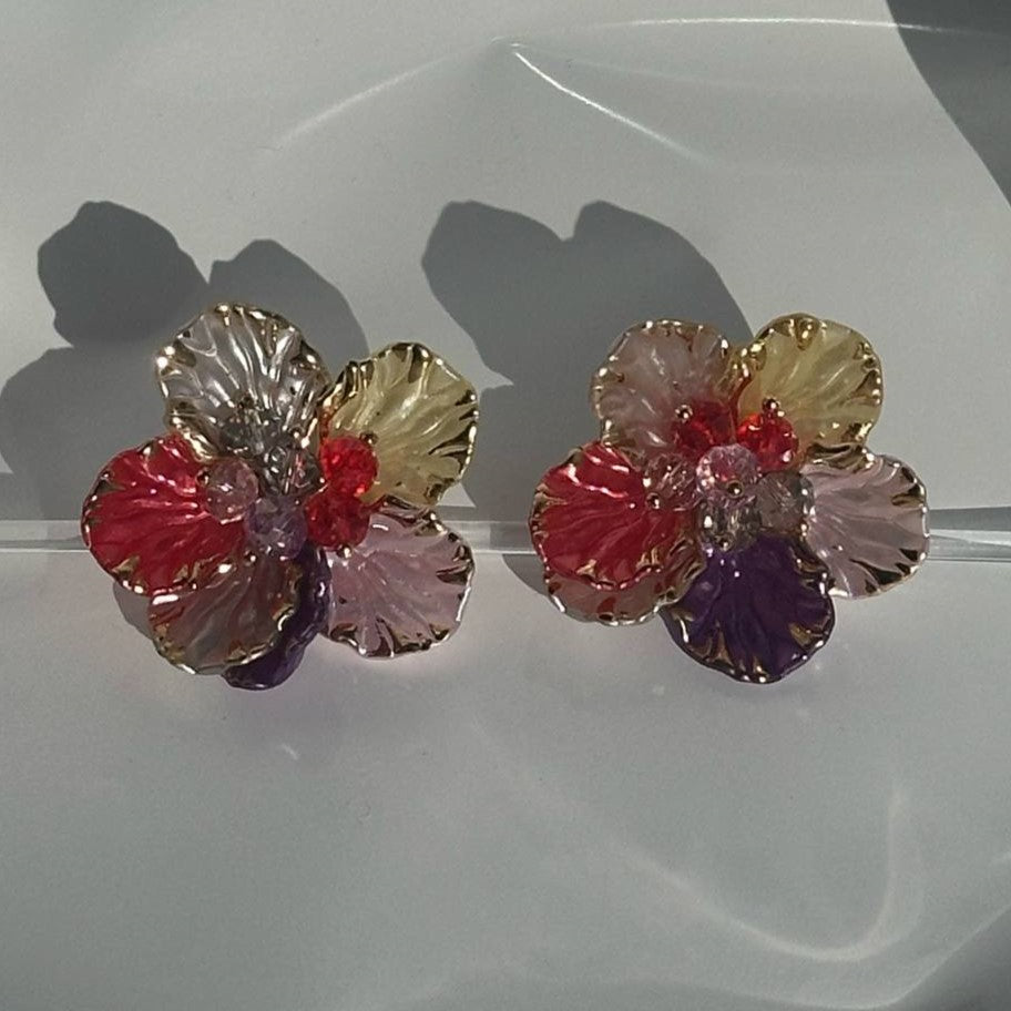 Pansy Earrings