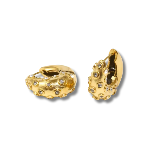 Opaline Arc Hoops