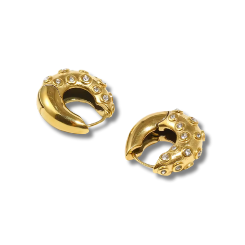 Opaline Arc Hoops
