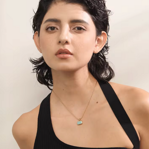Jade Column Necklace