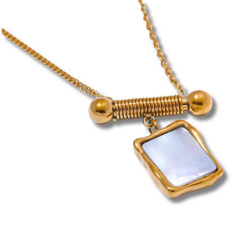 Pearl Spiral Necklace