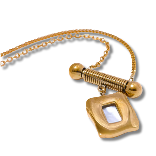 Pearl Spiral Necklace