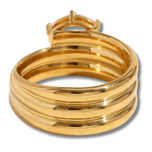 Golden Hour Marquise Ring