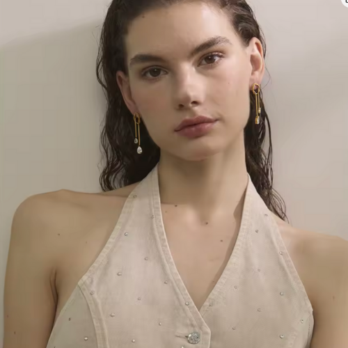 Lustre Knot Earrings