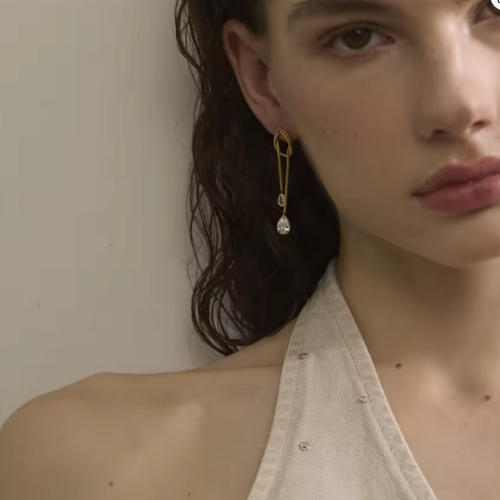 Lustre Knot Earrings