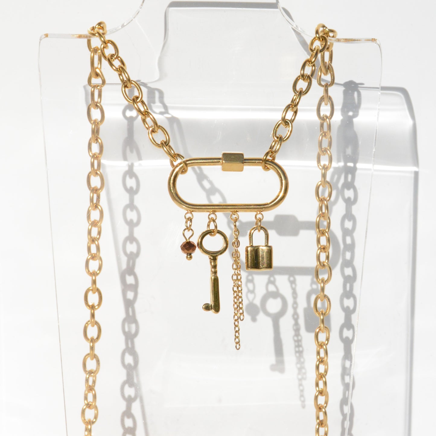 Charm Cluster Necklace