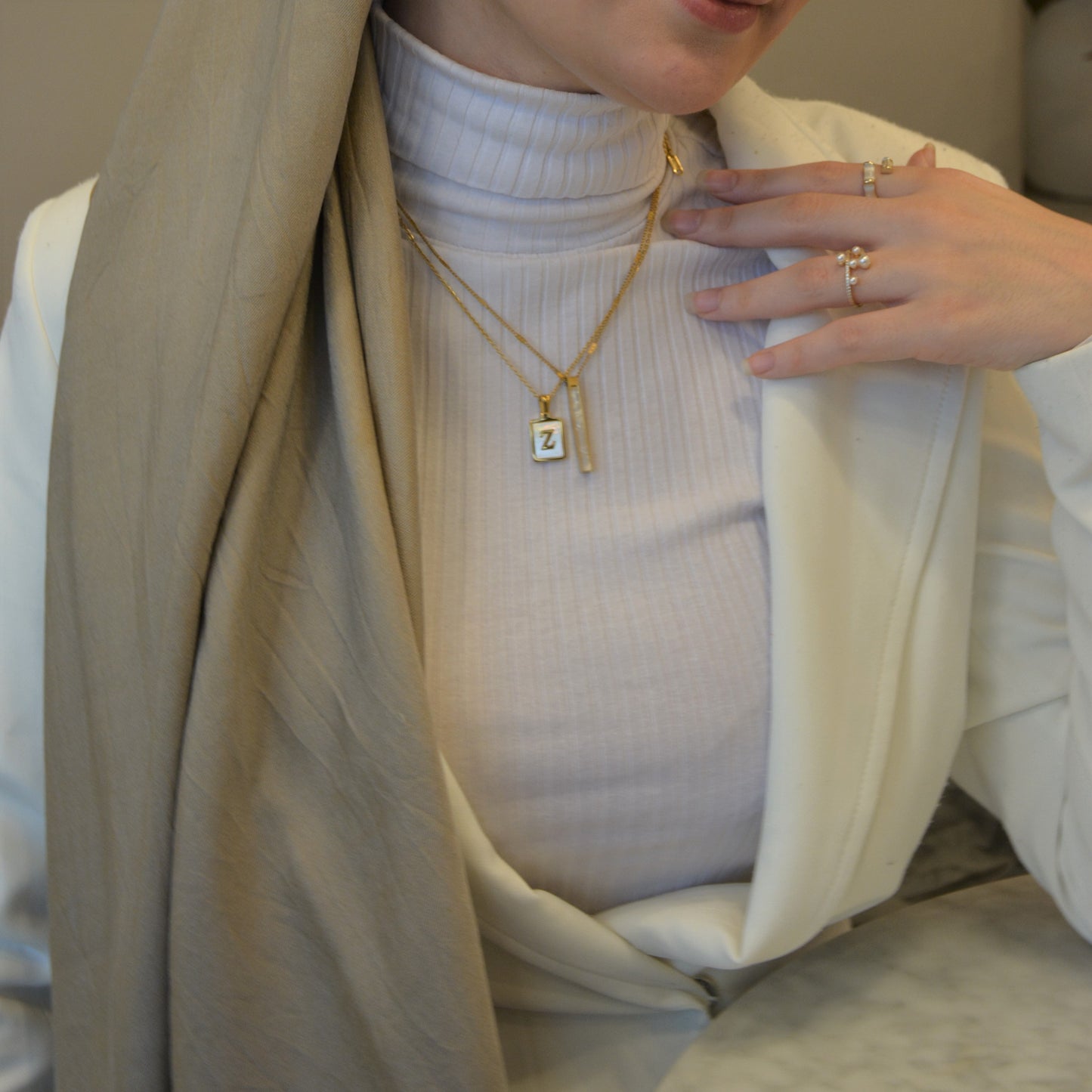 Name Letter Necklace