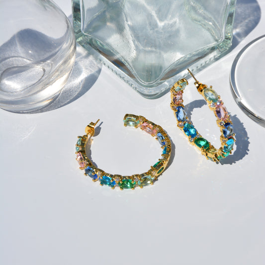 Aqua Earrings