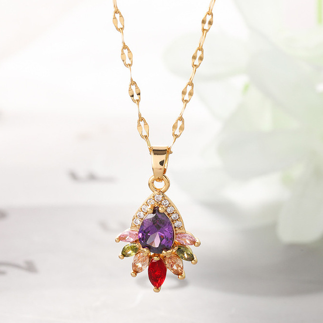 Zinnia Necklace