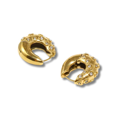 Opaline Arc Hoops