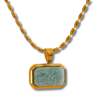 Jade Column Necklace