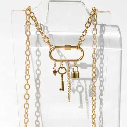 Charm Cluster Necklace