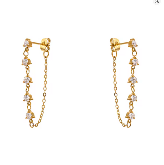 Cascade Chain Earrings