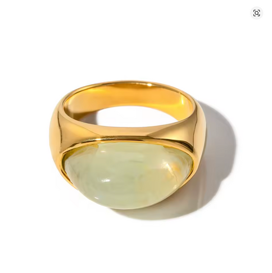 Emerald Veil Ring