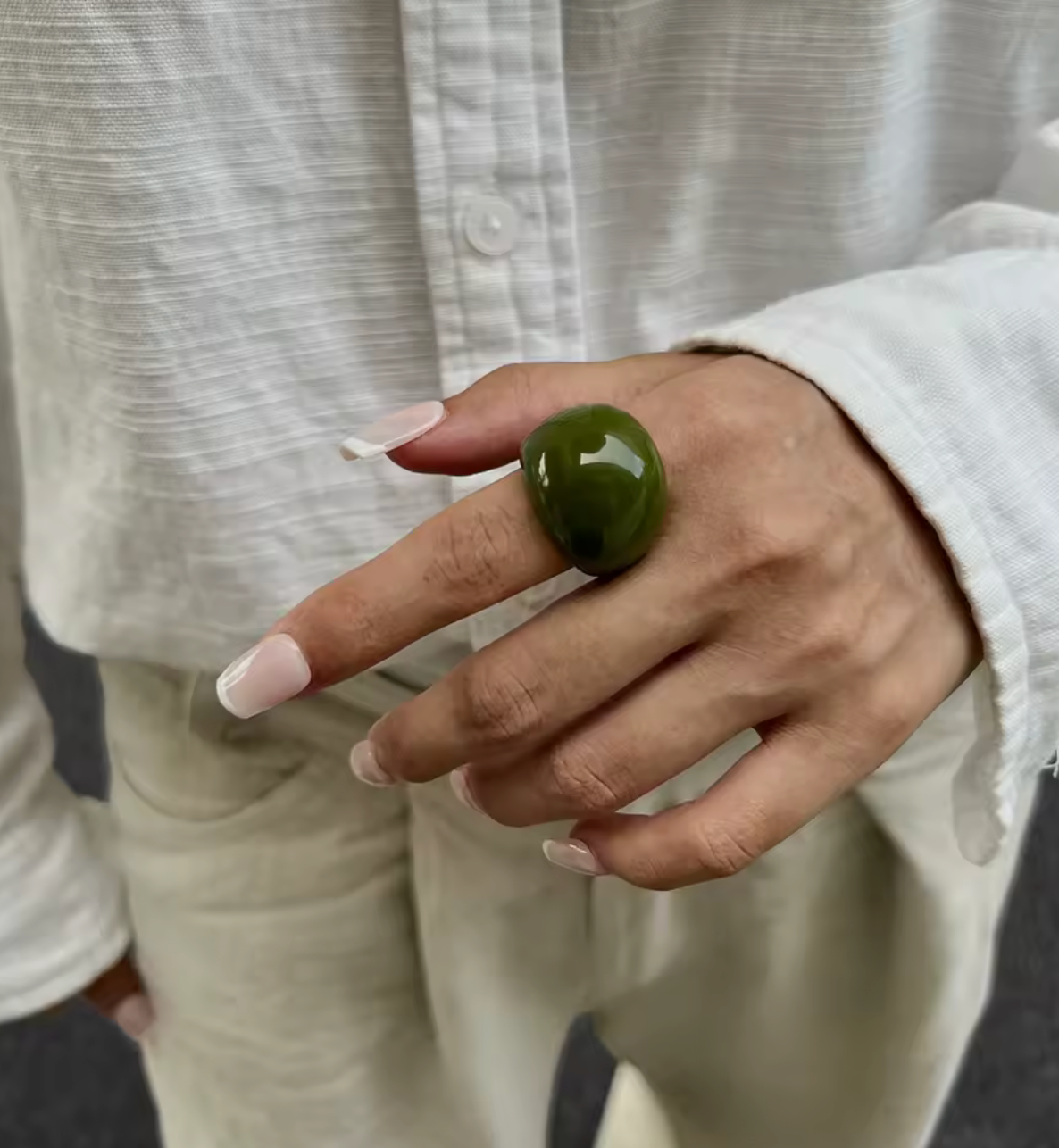 Ivy Resin Statement Ring